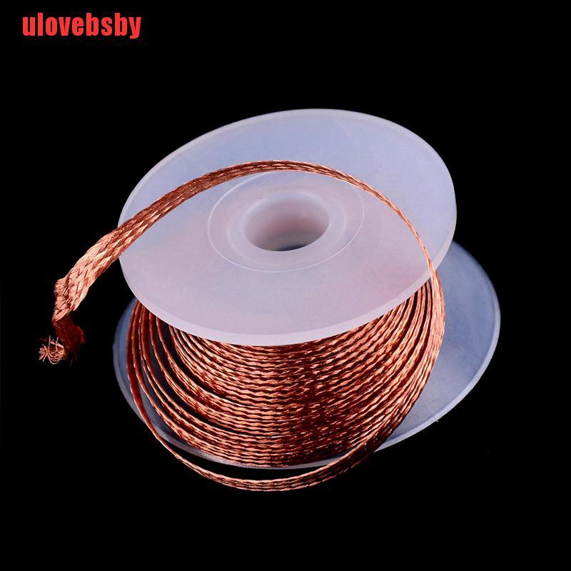 [ulovebsby]1PC 3.0mm 1.5M 3.0M Desoldering Braid Solder Remover Wick Wire Repair Tool New