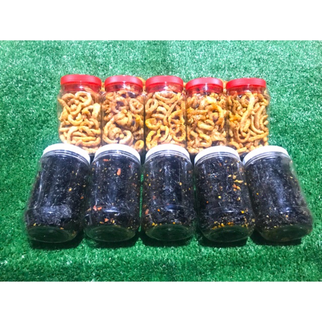 10 HŨ 5DA HEO XÓC TỎI 90g VÀ 5RONG BIỂN CHÁY TỎI 60g