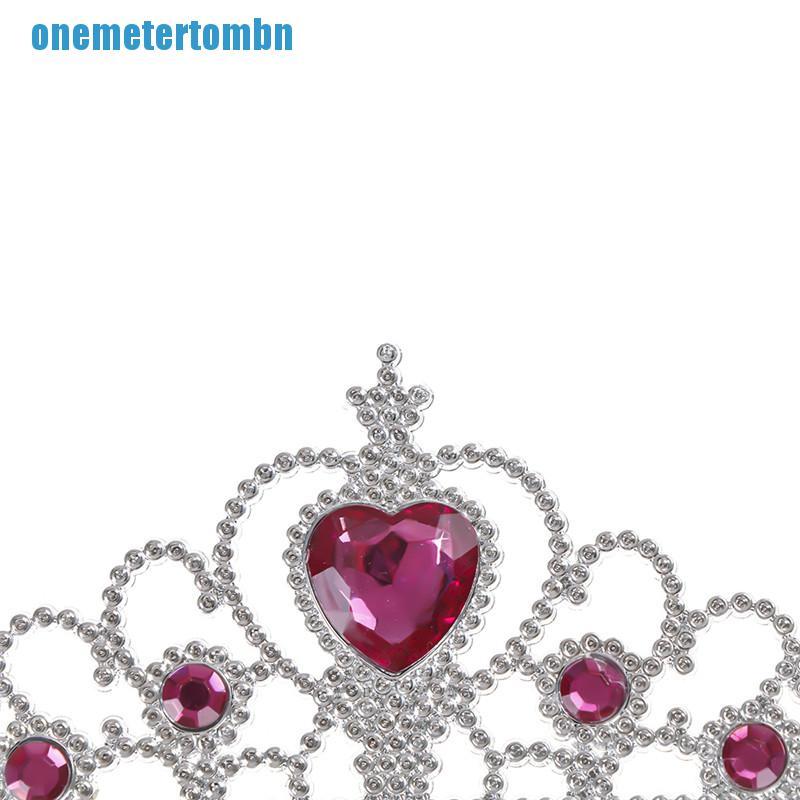 1 Bộ Vương Miện Công Chúa Pha Lê + Đũa Phép Thuật Cho Bé Gái