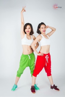 Quần Zumba Lửng Đỏ 