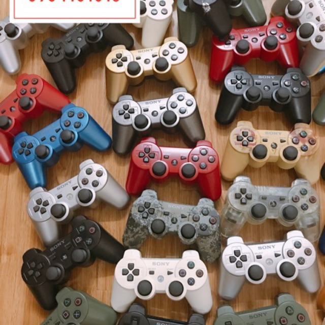 Tay Cầm Chơi Game Ps3 - Tặng Bọc Analog Đủ Các Màu Đẹp