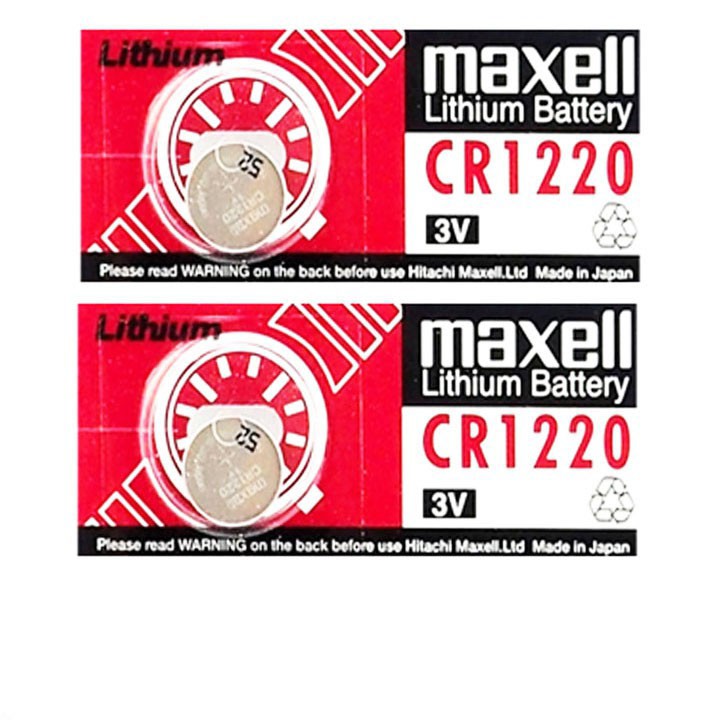 Vỉ 5 viên pin Maxell CR1220 1220 Lithium Chính Hãng Japan