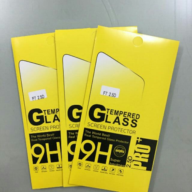 Bộ 3 kính cường lực oppo F7