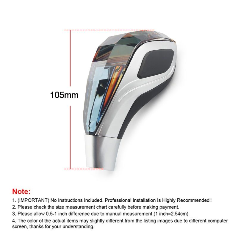 Tay Cầm Pha Lê Thông Dụng Cho Xe Hơi Mới Núm Cần Số Đầu Cần Số Cho Toyota VW Honda Hyundai Mitsubishi