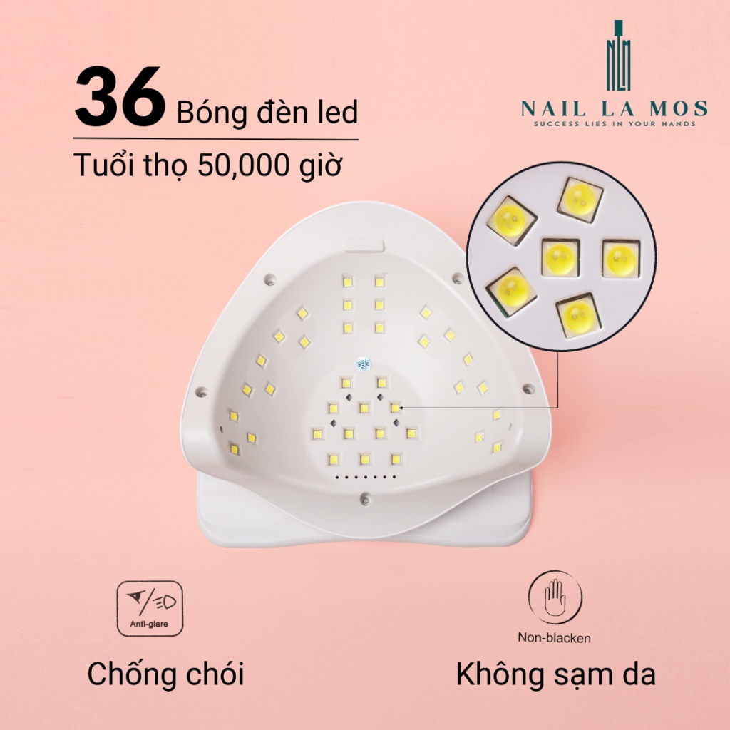 Máy hơ gel Sun X5 Plus chính hãng 120W 36 bóng đèn led dành cho học viên thực hành (bảo hành 1 tháng)