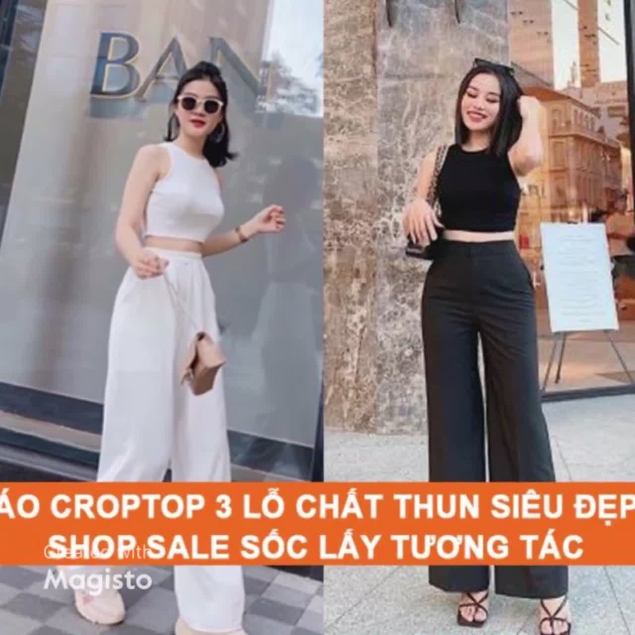 Áo Croptop ôm Ba Lỗ Nữ MADELA siêu tôn dáng, áo ba lỗ trơn vải thun dày dặn co giãn 4 chiều ôm body | BigBuy360 - bigbuy360.vn