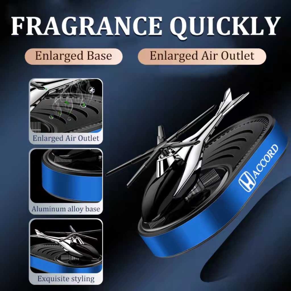 Honda CAMRY Car Perfume Car Aromatherapy Car Helicopter Sun Center Dashboard Interior Decor Deodorant Long Lasting Scent Auto Accessories Interior