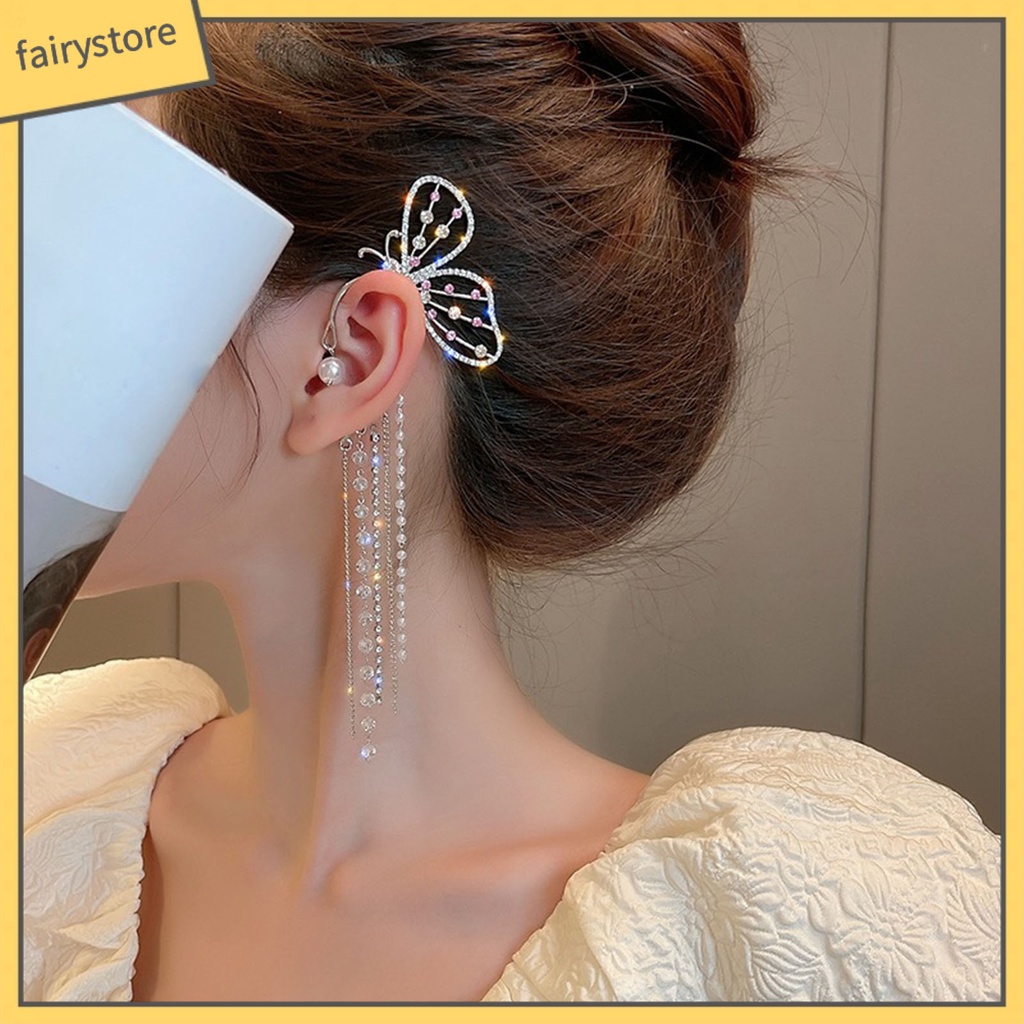 Bông tai hình động vật đính đá thời trang cho nữ