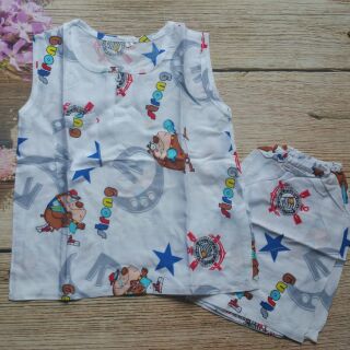 Combo đồ bộ tole sát nách cho bé trai