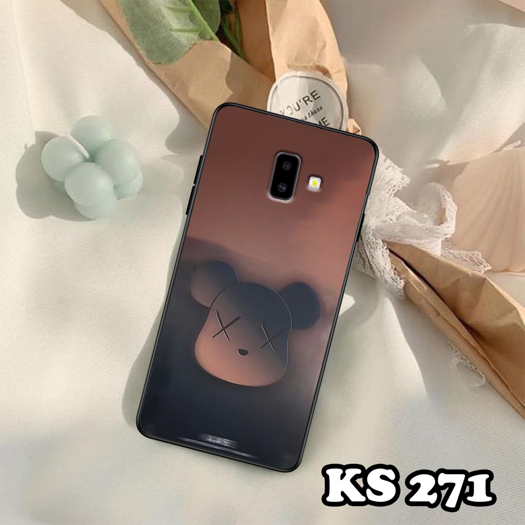 Ốp lưng Samsung J6 2018 - Samsung J6 Plus - Samsung J8 2018 - Ốp in hình Gấu B.Ŗİ.ÇK - Lưng nhám viền TPU