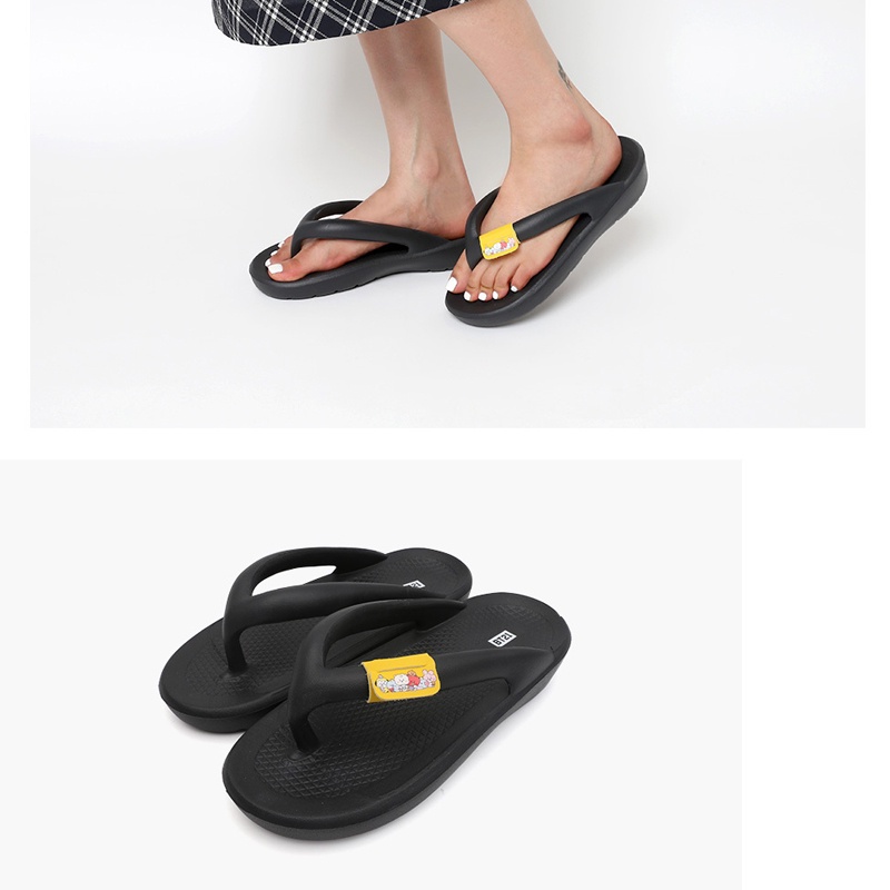 Dép xỏ ngón in hình nhân vật BTS BT21