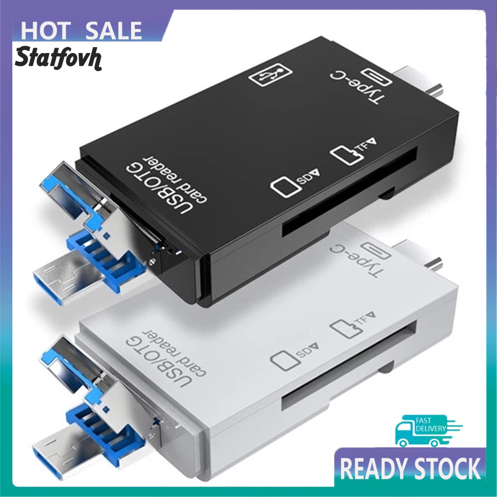 Đầu Đọc Thẻ Nhớ Usb 2.0 Type-C Micro-Sd Tf 3 Trong 1 Đa Năng