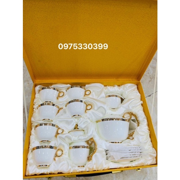 Bộ trà sứ sương cao cấp