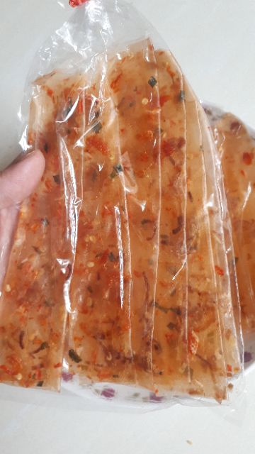 Bánh tráng dẻo tôm cuốn hành phi bịch 6 miếng
