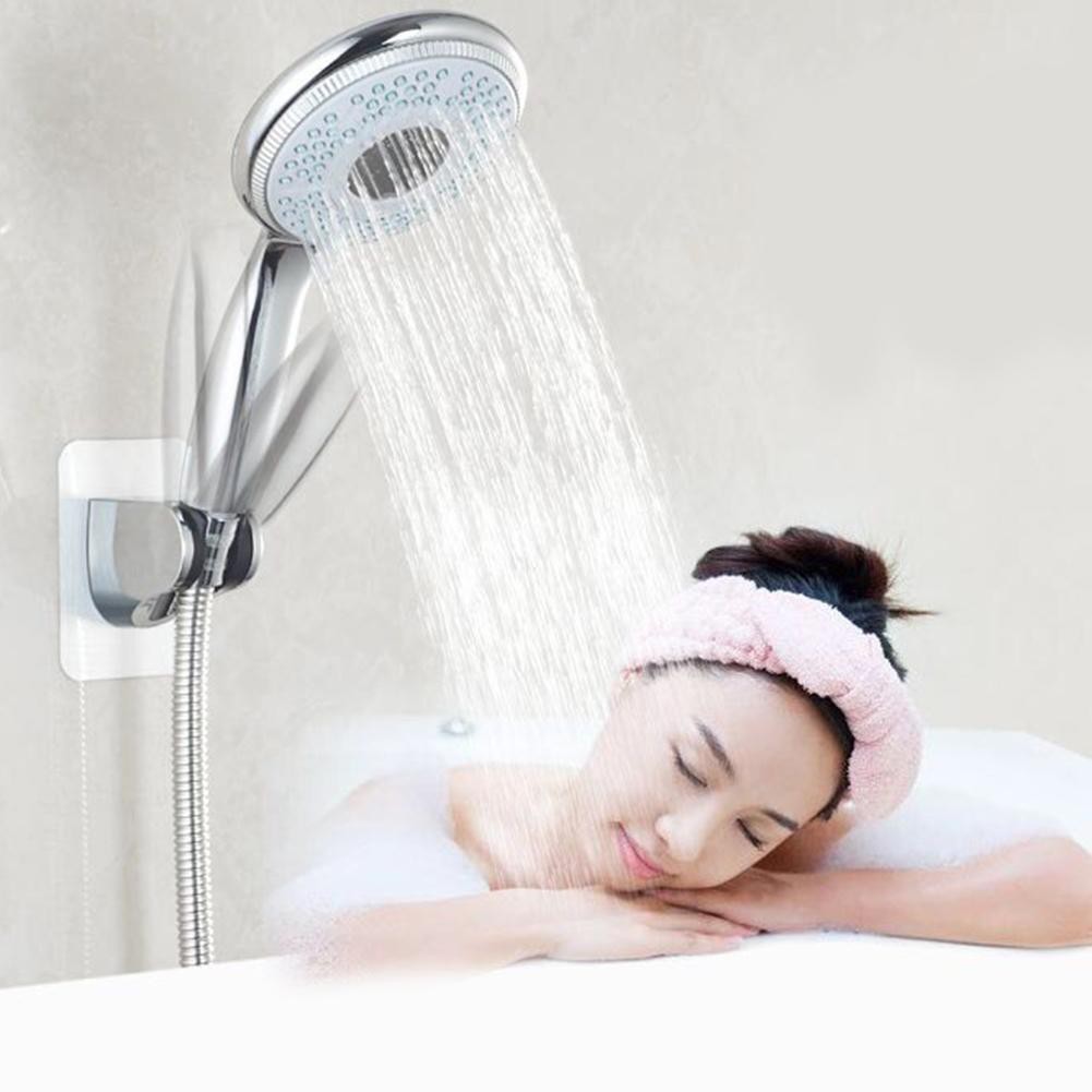 Adjustable Waterproof Adhesive Wall Mounted Shower Head Rack Bracket Holder