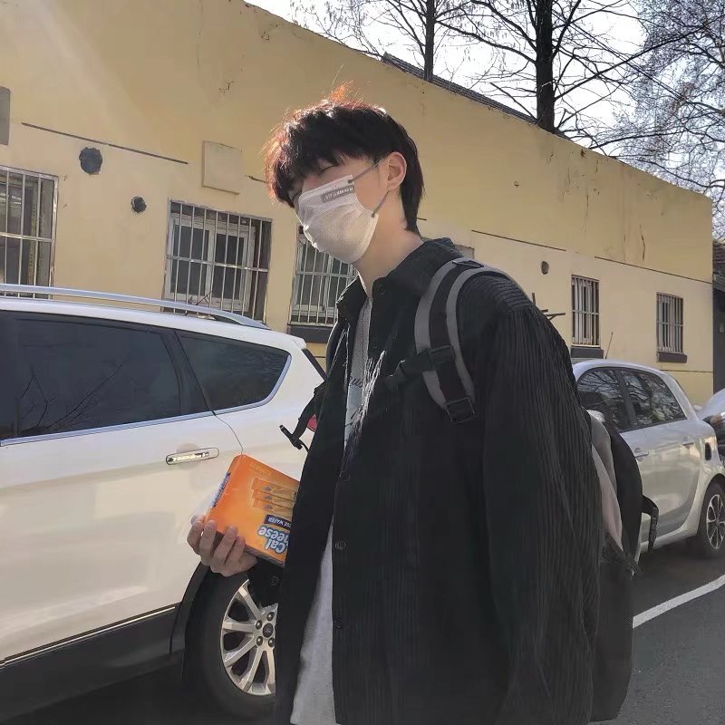 Áo Sơ Mi Nam Tay Dài Dáng Rộng Phong Cách Hong Kong Thời Trang Thu Đông Chất Lượng Cao