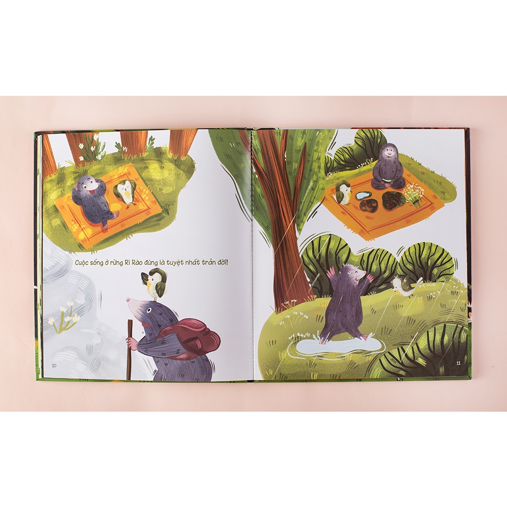 Sách thiếu nhi - Rừng Xanh Rì Rào - Truyện ngắn kèm tranh minh họa Lionbooks