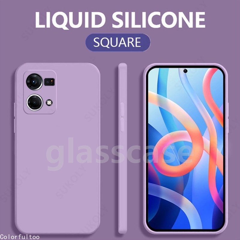 Ốp Điện Thoại Silicon Dẻo Mềm Chống Sốc Bảo Vệ Camera Cho Oppo Reno 7 8 4G Reno7 Reno8 4G