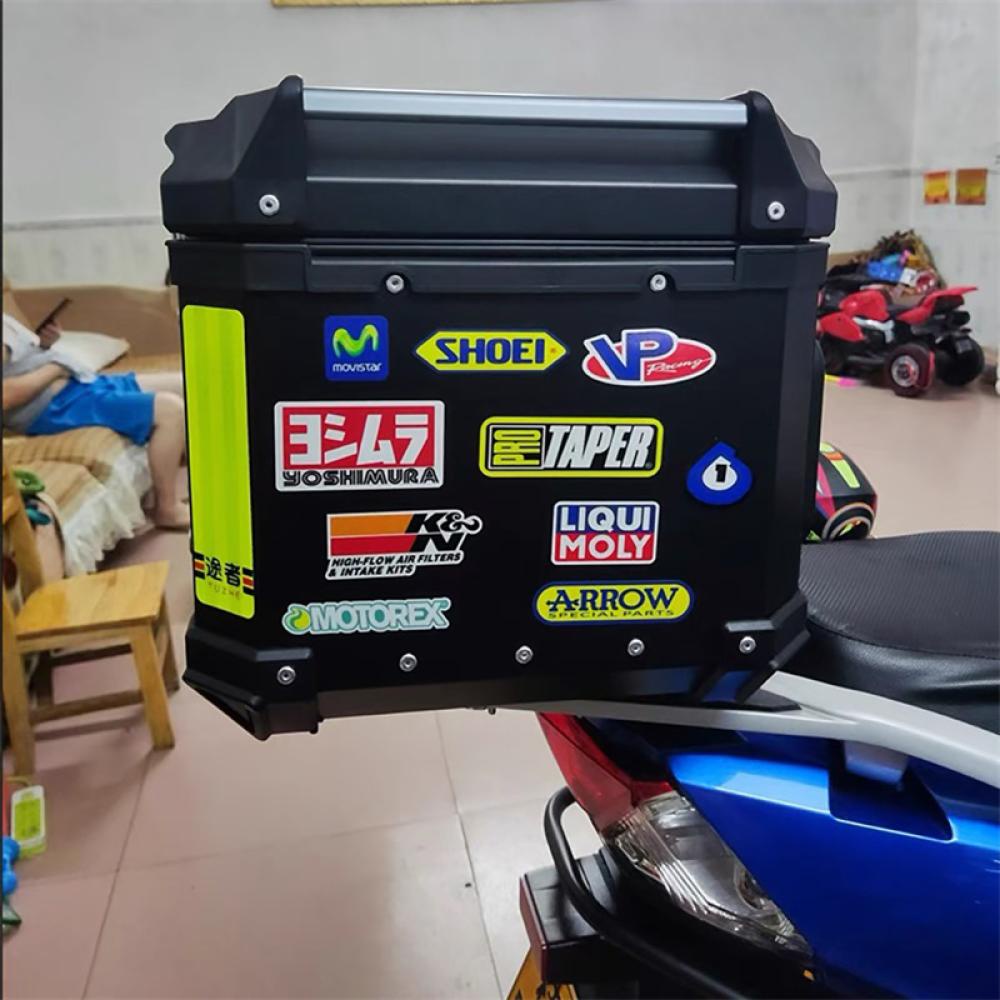 FENDER Miếng Dán Trang Trí Thân Xe Hơi Màu Laser Cầu Vồng Độc Đáo Cho KTM YAMAHA Kawasaki Suzuki Honda B1E8