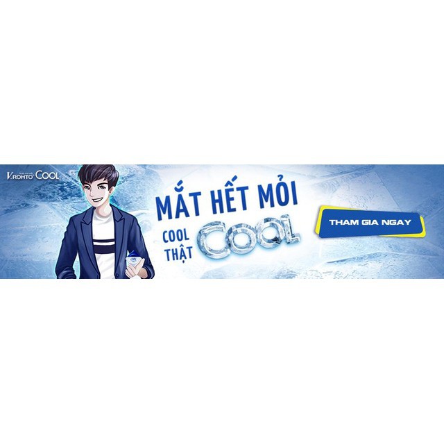 ✅ (CHÍNH HÃNG) V.Rohto Cool - Nước nhỏ mắt tạo sức sống mới cho đôi mắt