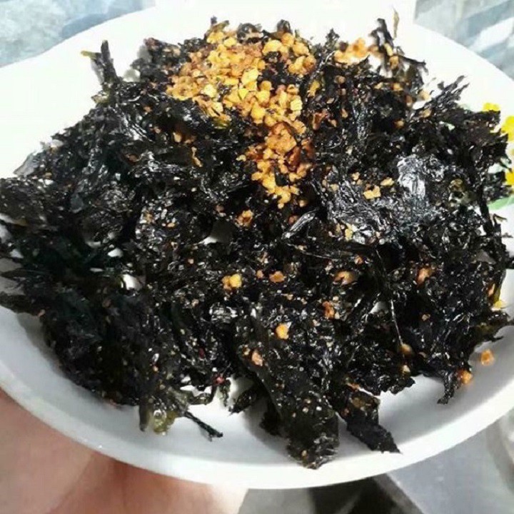 Rong biển cháy tỏi 500g