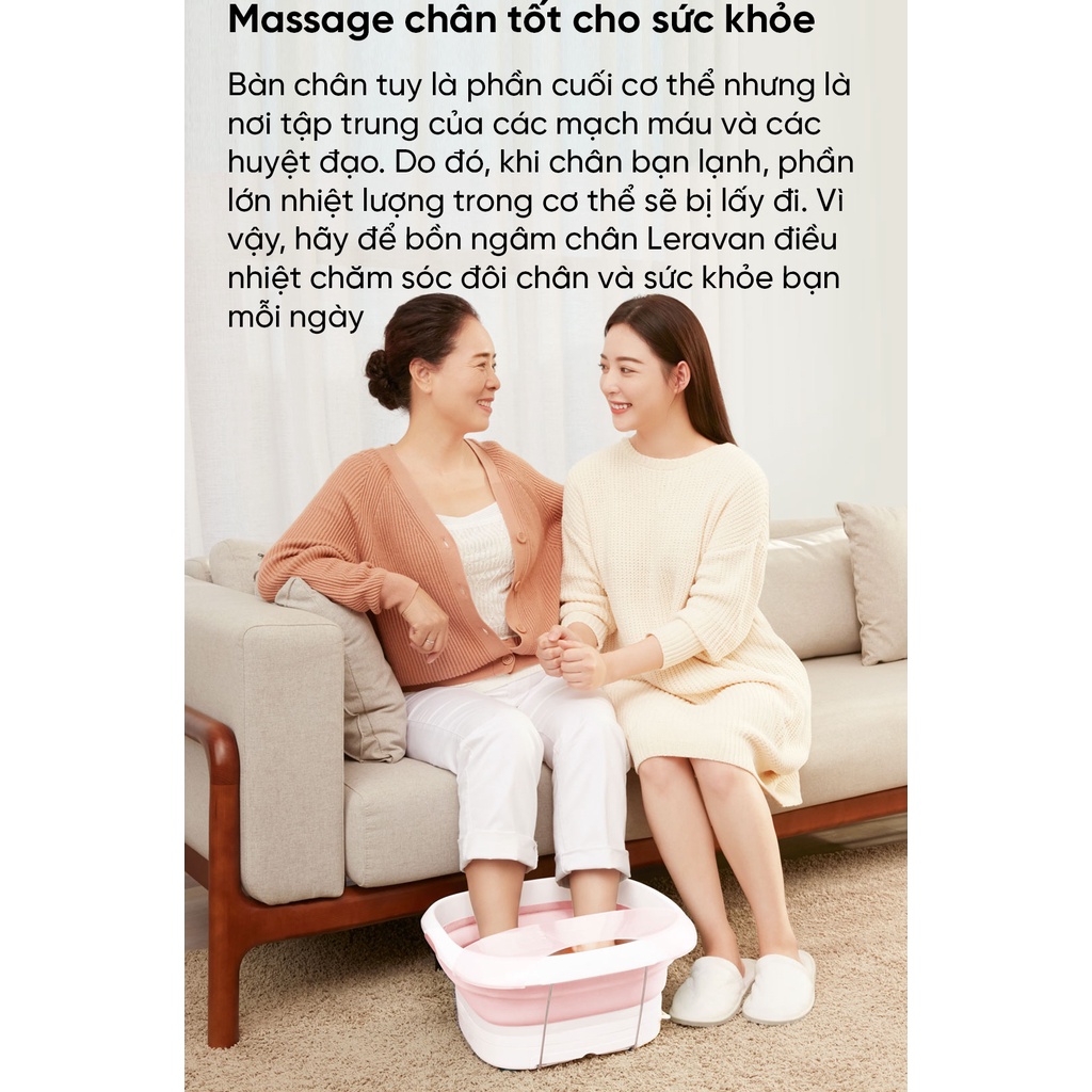 Bồn ngâm nước massage chân xiaomi LF-ZP008