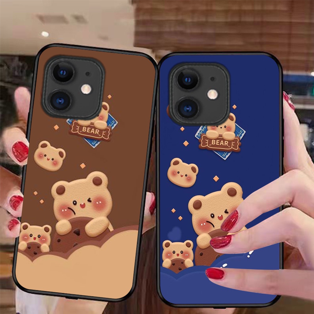 ốp lưng điện thoại Iphone 11 in hình gấu nâu vô cùng đáng yêu