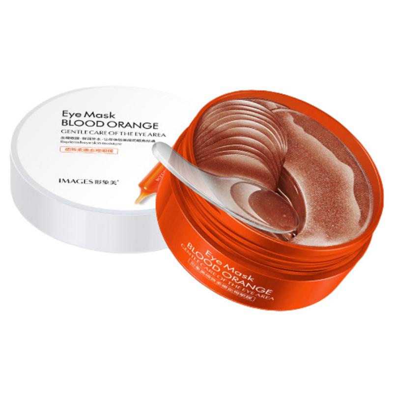Hộp 60 miếng mặt nạ mắt dưỡng ẩm giảm thâm, chống lão hóa IMAGES Blood Orange Eyes Mask - Hàng nội địa Trung