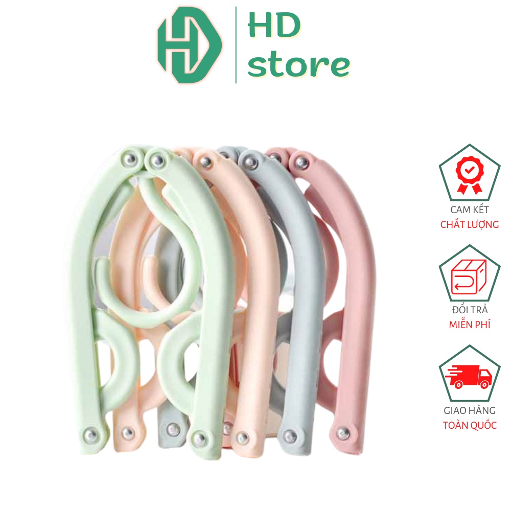 Móc nhựa treo quần áo gấp gọn khi đi du lịch - Gò vấp