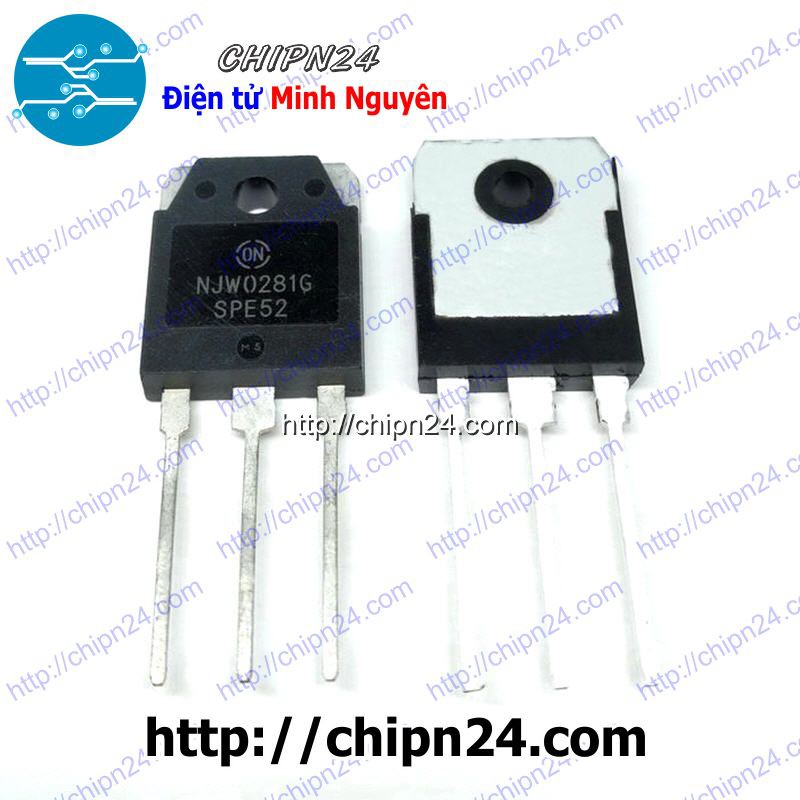 [1 CON] Transistor NJW0281G TO-3P NPN 15A 250V (NJW0281 0281)
