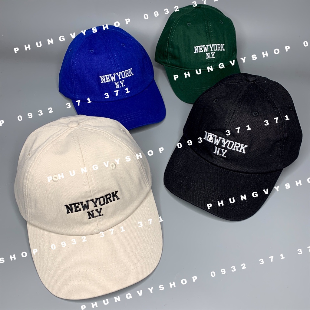 I FORM MỀM I Mũ LƯỠI TRAI unisex cực hot 2022 nam nữ - NEW N YOK Y - nón kết basic