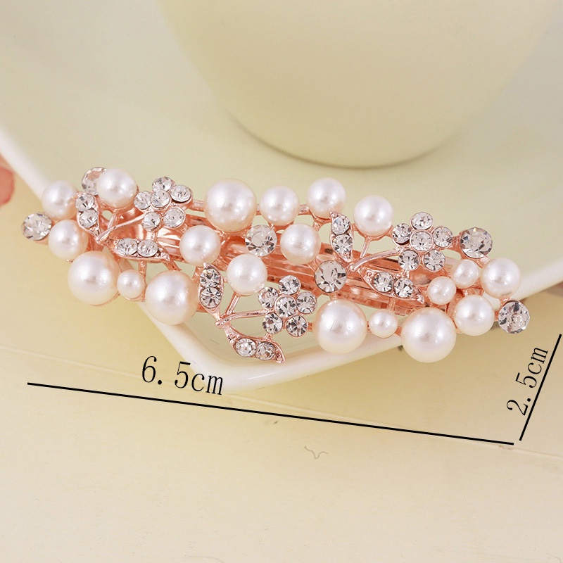 Kẹp TóC HìNh Nơ ĐíNh Kim Cương Giả ThờI Trang Cho Nữ