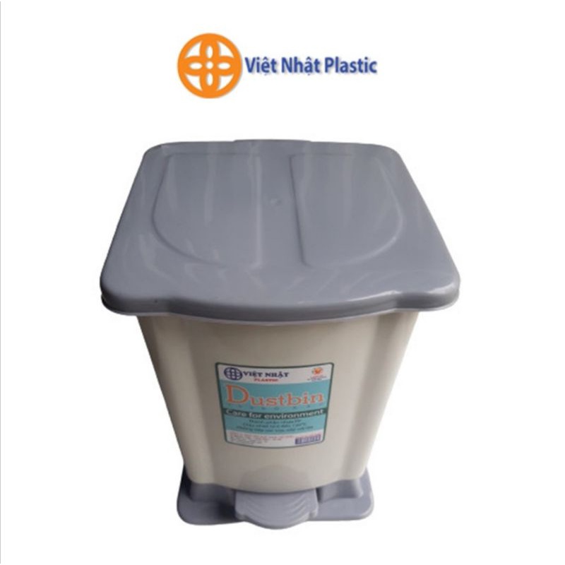 Thùng rác nắp bật Việt Nhật. Kích thước: Size nhỏ: 18x16x21cm. Size trung: 25x22x29cm. Size to: 29x27x35cm