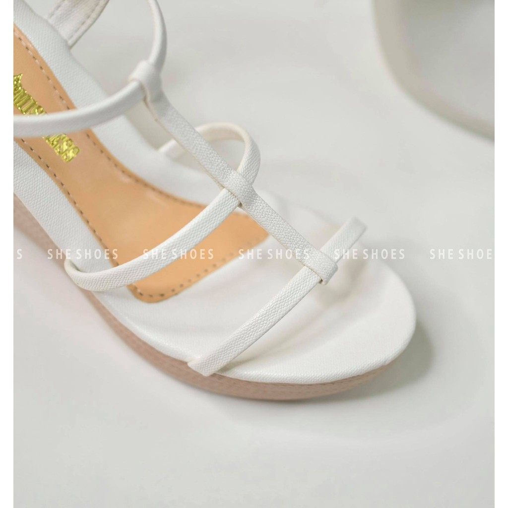 Giày sandal đế xuồng ♥️Freeship♥️ sandal nữ trên 7p siêu nhẹ, độc quyền bởi SHE SHOES