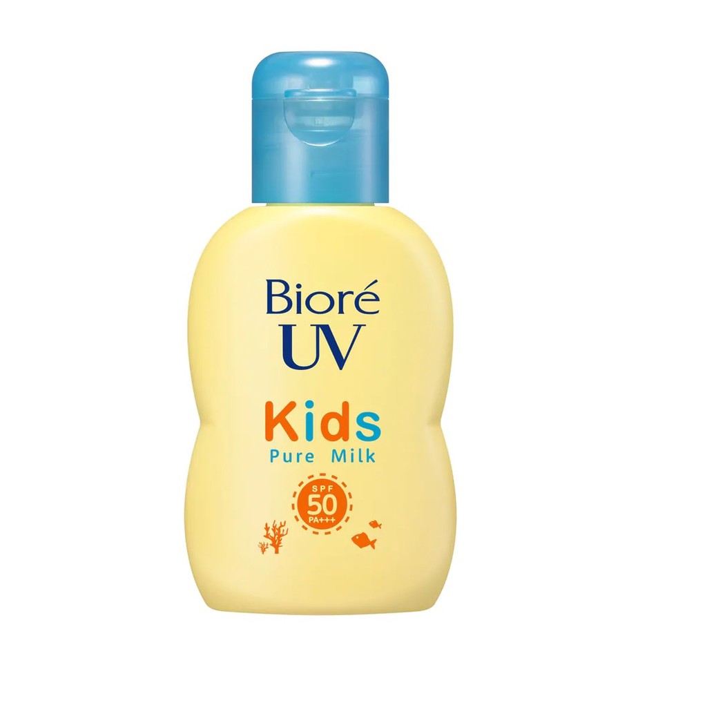 Chống nắng Biore an toàn dành cho TRẺ EM UV KIDS Milk SPF 50+ / PA++++ 70ml