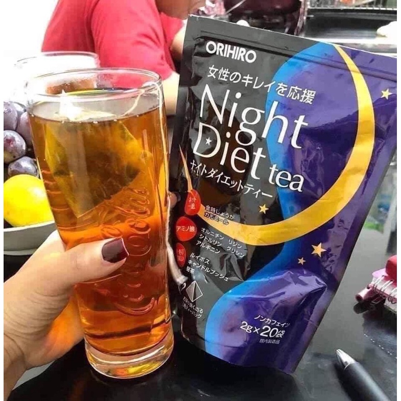 [Hàng Nhật Nội Địa] Trà Đêm Orihiro Night Diet Tea giảm cân Nhật Bản