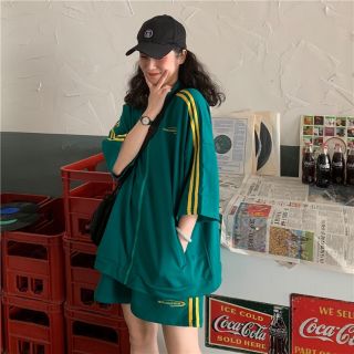 Set bộ đồ thể thao quần short ulzzang (có ảnh thật)[order taobao]