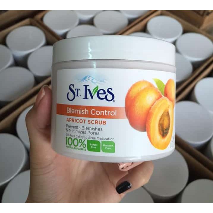 Tẩy Tế Bào Chết Toàn Thân St Ives Apricot Scrub Fresh Skin 283g