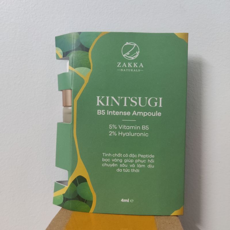 Minisize 4ml Tinh Chất  Peptide Phục Hồi Chứa Vàng Zakka Naturals Kintsugi B5 Intense Ampoule