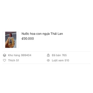 Nước Hoa Con Ngựa Thái 55ml
