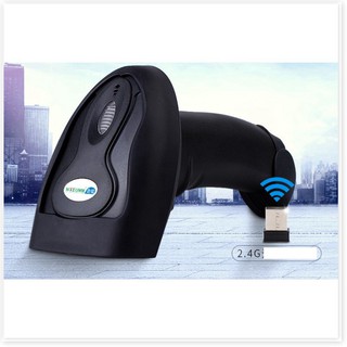 Máy quét mã vạch không dây NTEUMM F8 tốc độ cao 2.4G (Black) Sankeien