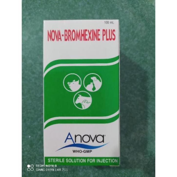 NOVA BROMHEXINE PLUS CHAI 100ML BROM