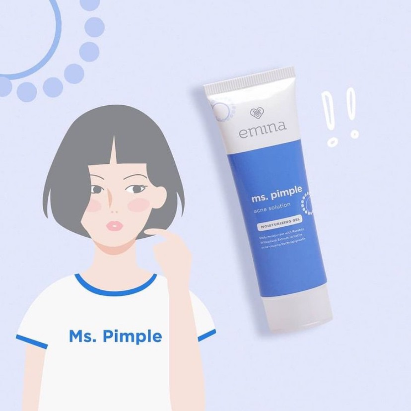 (Hàng Mới Về) Gel Trị Mụn Emina Ms Dưỡng Ẩm Chăm Sóc Da