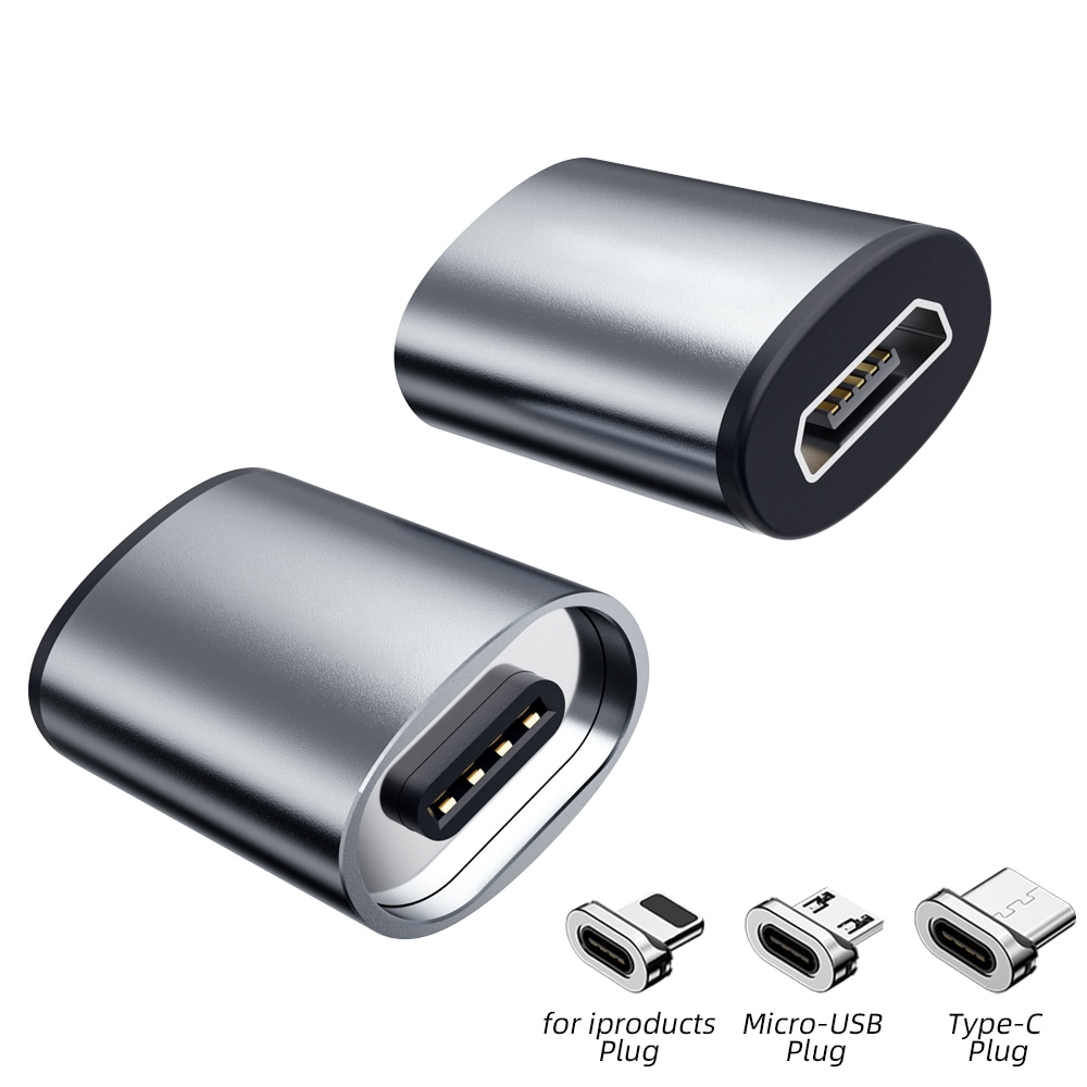 Đầu chuyển đổi sạc ANKNDO Type C / Micro USB có nam châm thích hợp cho điện thoại Samsung