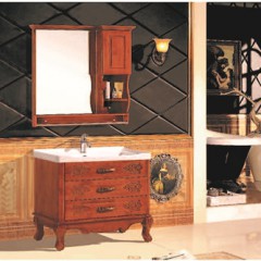 Tủ Lavabo LUCKY -048	Gỗ Tự Nhiên Cao Cấp SIZE: 800*480