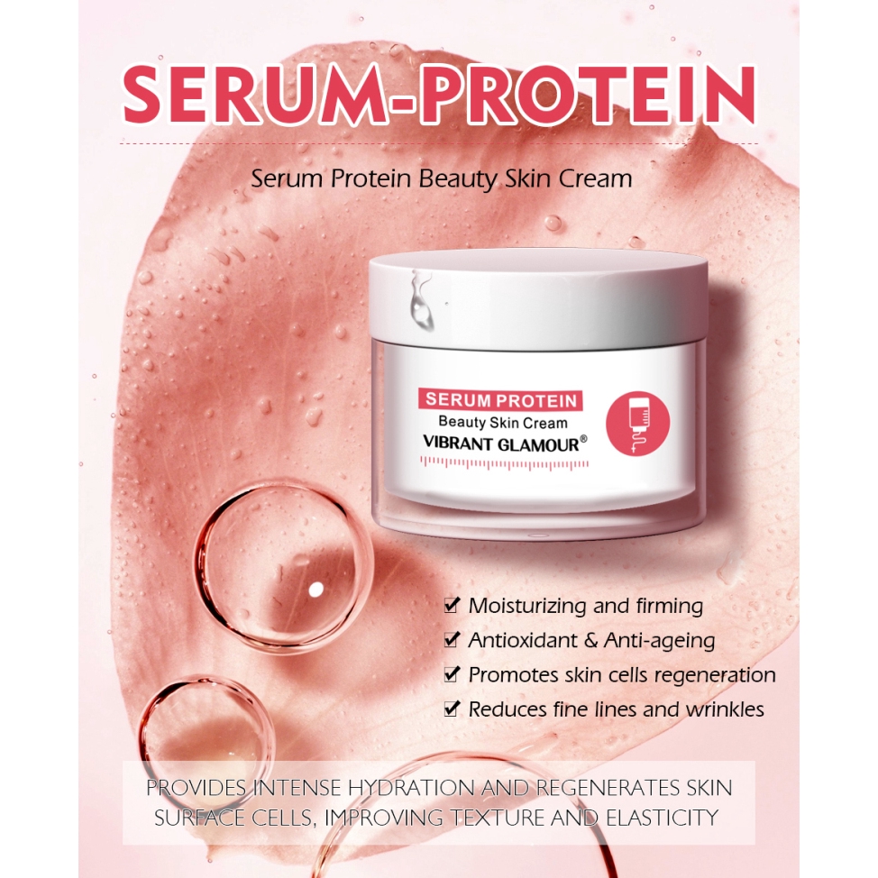 (hàng Mới Về) Serum Protein Vibrant Glamor Phục Hồi Da Chống Nếp Nhăn Chống Dị Ứng