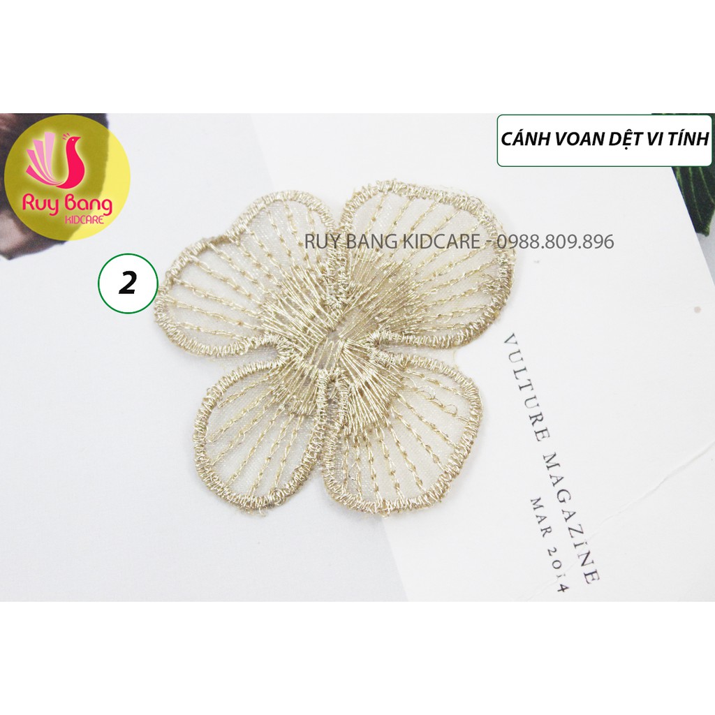 Cánh hoa-Cánh voan dệt vi tính