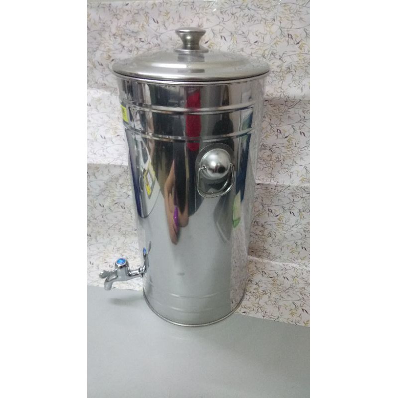 (Có Video SP)Bình đựng nước inox 15 lít có vòi SUS 304 ,Bình nước inox 15 l,Bình nước inox có vòi inox 304, CHÍNH HÃNGVN