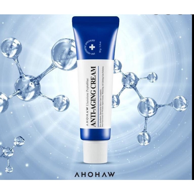 Kem Anti Ahohaw Elazulene Peptablue Anti- Aging Cream - Trẻ Hóa Làn Da, Chống Lão Hóa, Xóa Nhăn