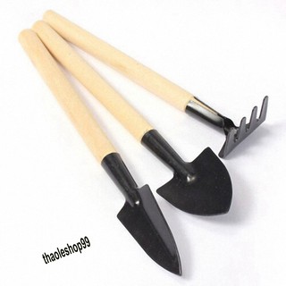 [XẢ HÀNG] Bộ Dụng Cụ Làm Vườn Trồng Cây Mini 3 Món Tiện Dụng Trồng Cây Cảnh - Chăm Sóc Cây Cảnh Bonsai - Xương Rồng